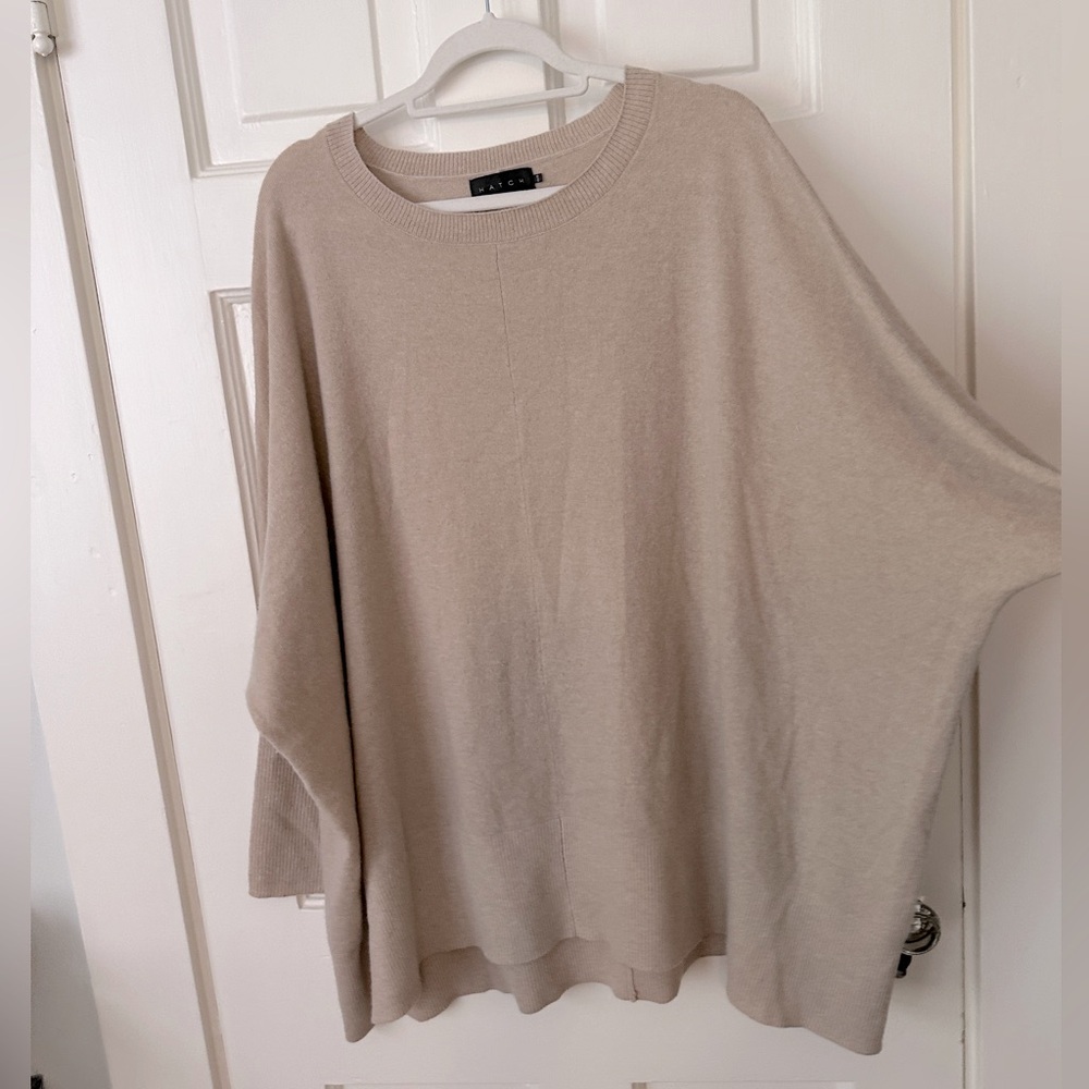 HATCH Maternity - 100% Cashmere Knit Sweater in Wheat, One Size